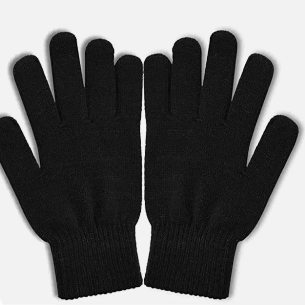 Gloves - Black Women's Knit Gloves